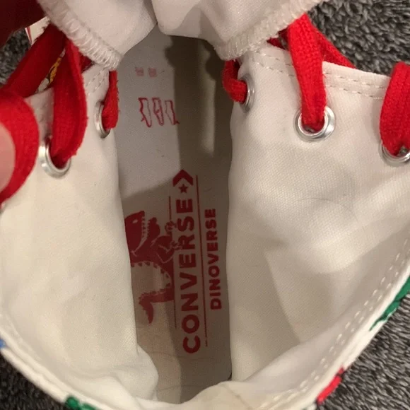 Converse Dinoverse High Top Shoes Sneakers size 3 - Picture 7 of 9